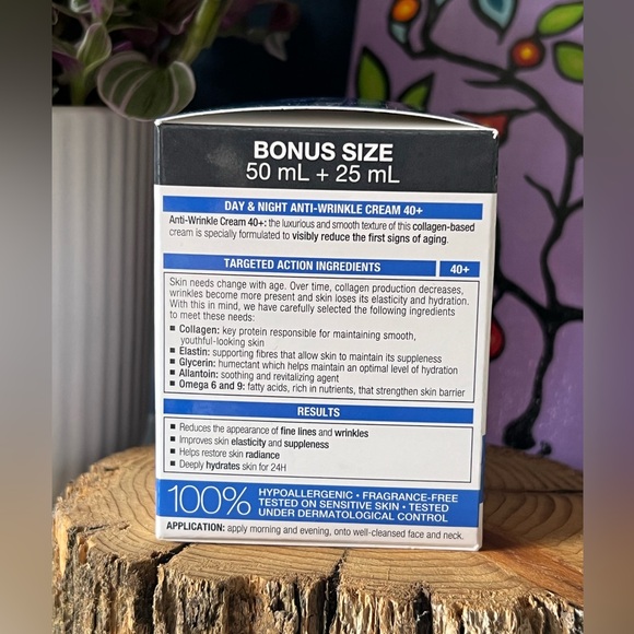 Marcelle Anti-Wrinkle Cream 40+ with Collagen - Bonus Size 75 mL - Picture 3 of 4